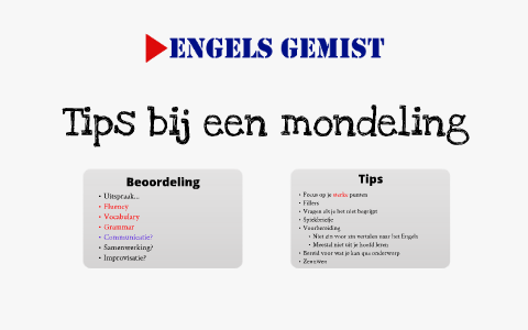 Tips bij een mondeling by Tim Buis
