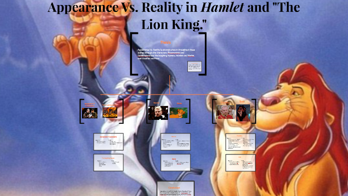 Appearance Vs. Reality in Hamlet and "The Lion King." by Alyssa ...