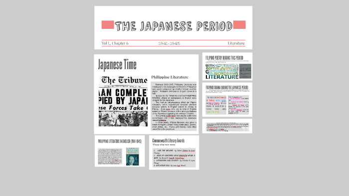 THE JAPANESE PERIOD By Vjti Dc