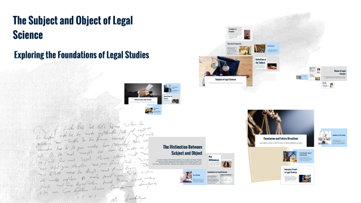 The Subject and Object of Legal Science by Елизавета Ерёмина on Prezi