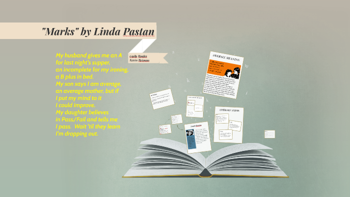 marks by linda pastan summary