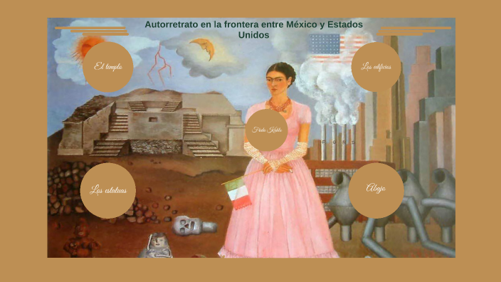 Autorretrato en la frontera entre México y Estados Unidos by Lola