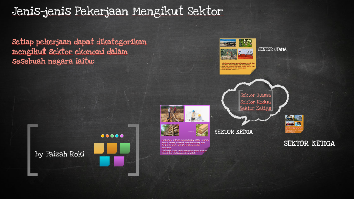Jenis Jenis Pekerjaan Mengikut Sektor By Faizah Roki