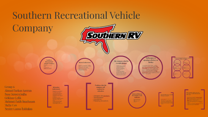southern recreational vehicle company case study
