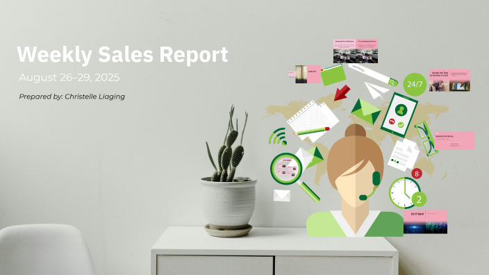 Weekly Sales Report by Christelle on Prezi