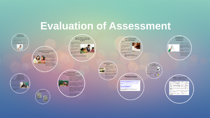 Evaluation of Assessment: by Laura Imperiale on Prezi