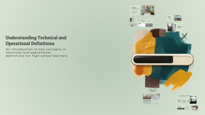 Understanding Technical and Operational Definitions by MERECRIS LUNA on ...