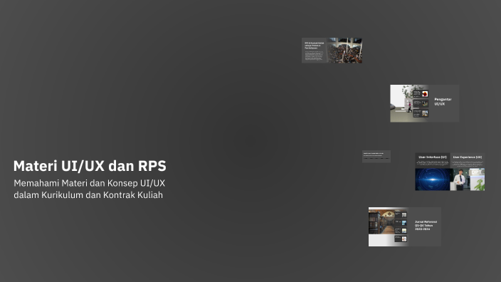 Materi UI/UX dan RPS by semester antara on Prezi