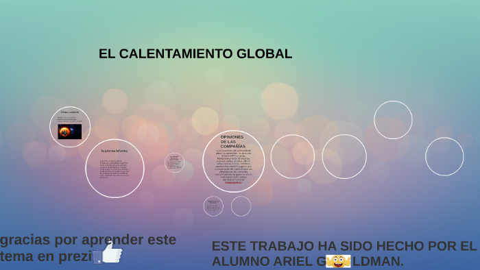 EL CALENTAMIENTO GLOBAL by ariel Goldman on Prezi