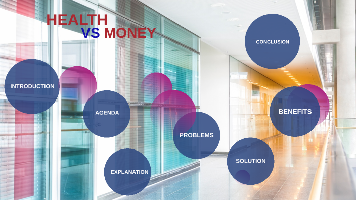 health vs money presentation in hindi