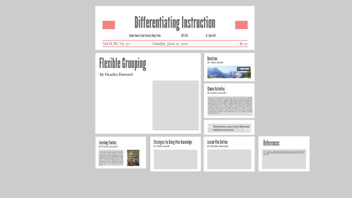 Differentiating Instruction by Kayla Setcoski on Prezi