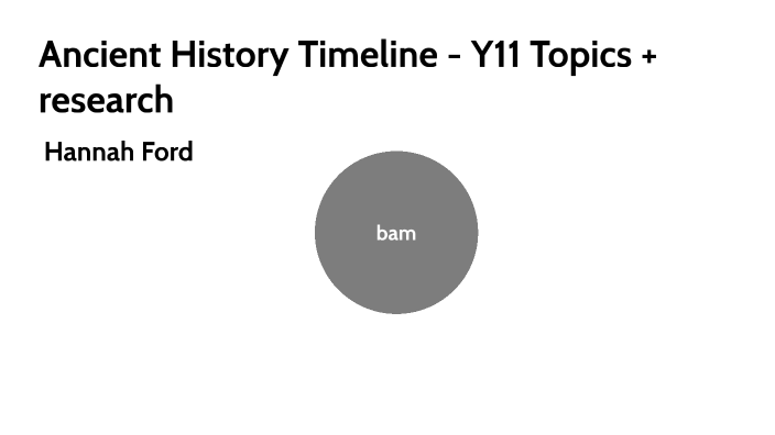 Ancient His timeline by Hannah Ford on Prezi