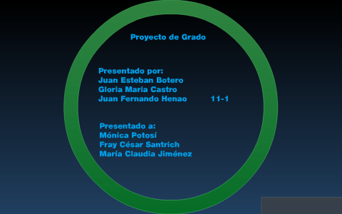 Proyecto de Grado by juan botero on Prezi