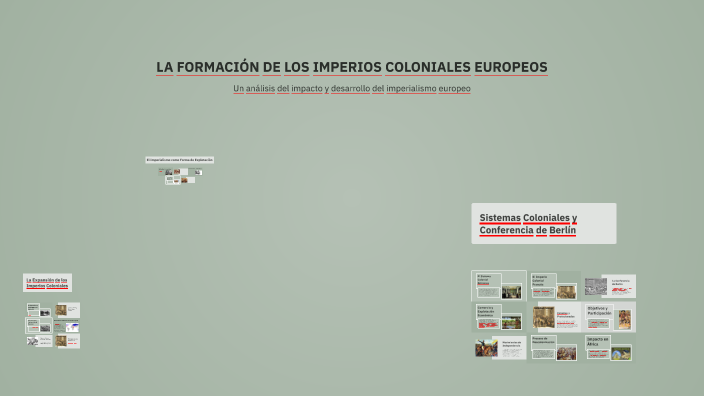 LA FORMACIÓN DE LOS IMPERIOS COLONIALES EUROPEOS by JOSE LUIS QUISPE ...
