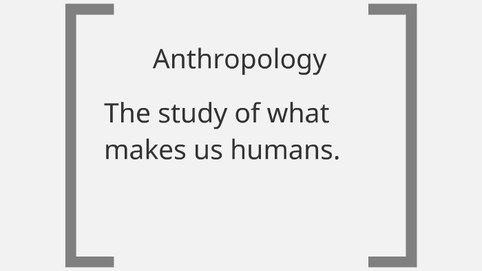 Anthropology mind map by on Prezi