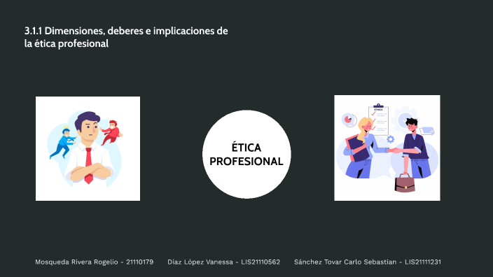 311 Dimensiones Deberes E Implicaciones De La ética Profesional By Carlo Sánchez On Prezi 3270