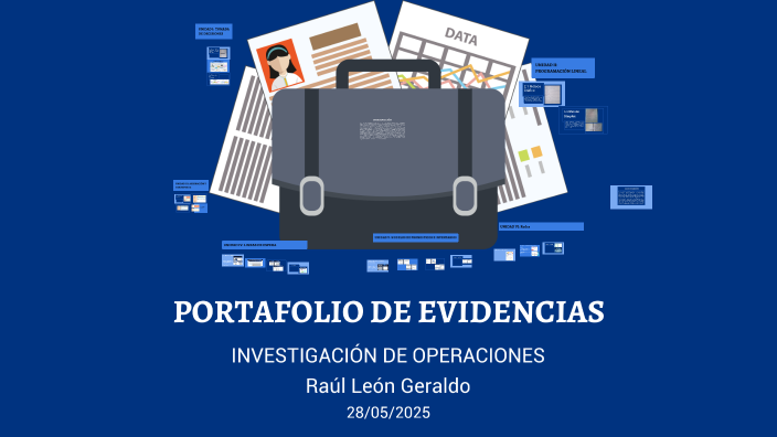 PORTAFOLIO DE EVIDENCIAS by León Geraldo Raúl on Prezi