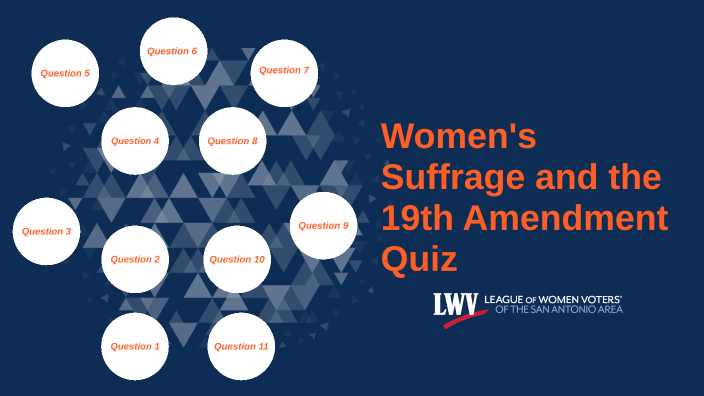 Women's Suffrage and the 19th Amendment Quiz by Kaitlyn Bassett