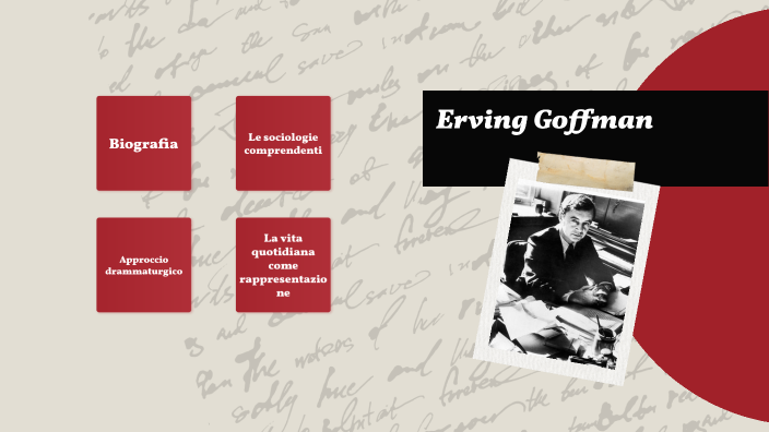la vita quotidiana come rappresentazione - Erving Goffman by Chiara
