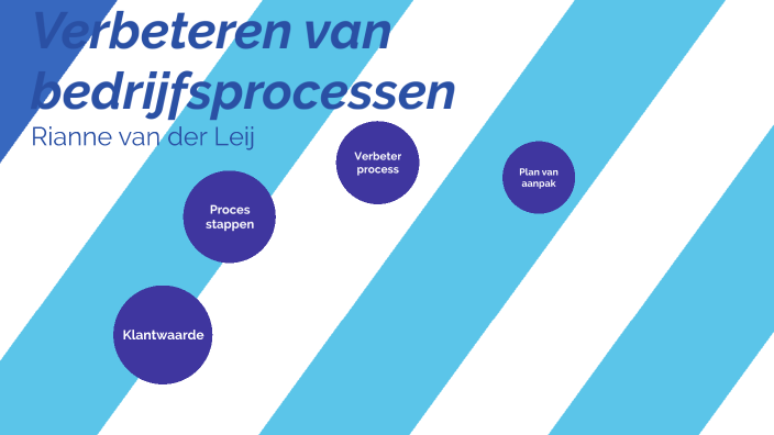 Verbeteren Van Bedrijfsprocessen By Rianne Van Der Leij