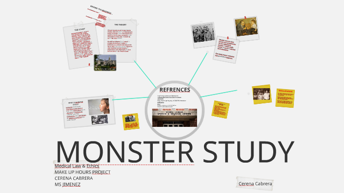 hypothesis of the monster study