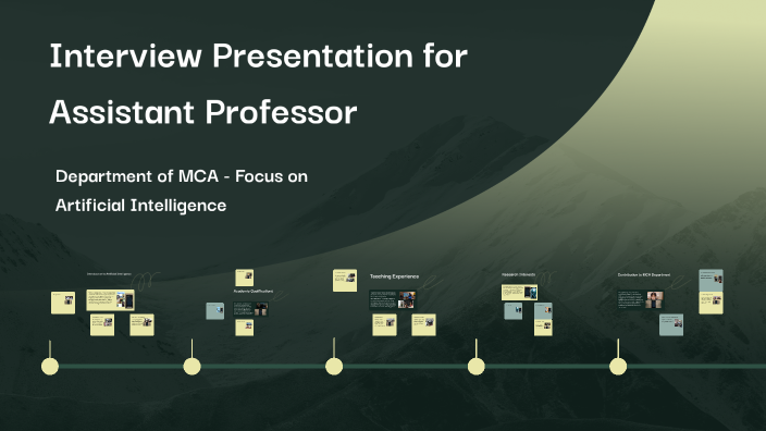 Interview Presentation for Assistant Professor by Harshit Dixit on Prezi