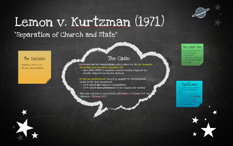 Lemon v kurtzman clearance decision