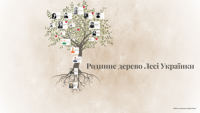 Родинне дерево Лесі Українки by Tom Raider on Prezi