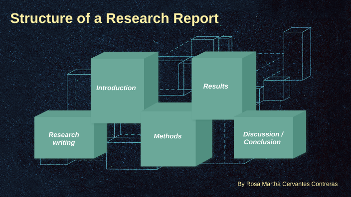 2.2 Activity. Structure of a research report by RosaMartha C on Prezi
