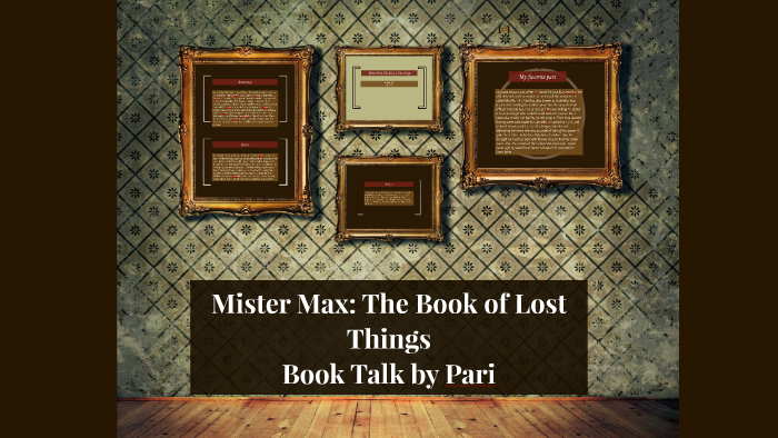 mister max the book of lost things