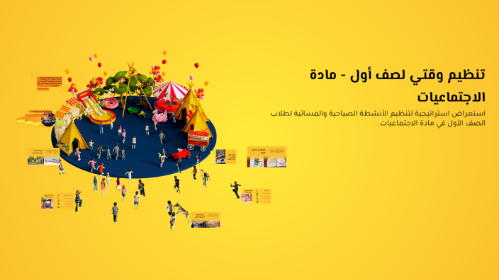 تنظيم وقتي لصف أول - مادة الاجتماعيات by Jawaher Zawahra on Prezi