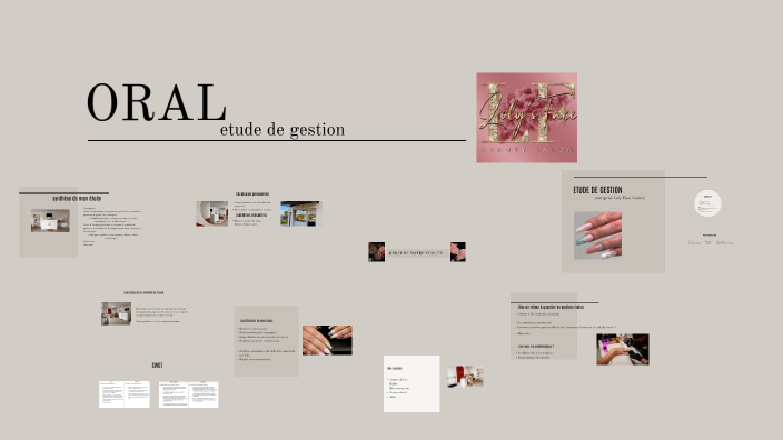Oral Etude de gestion by maia largeau on Prezi