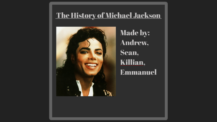 michael jackson biography presentation