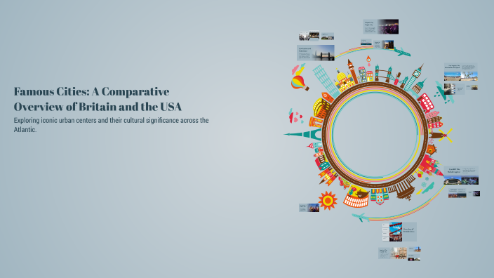 Famous Cities: A Comparative Overview of Britain and the USA by Юлия ...
