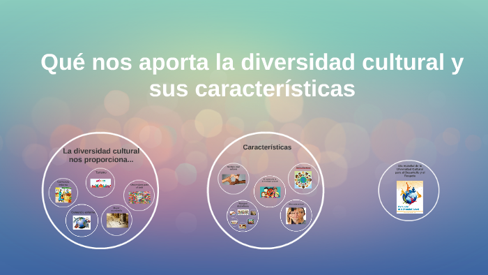Que nos proporciona la diversidad cultural y las culturas me by Valeria