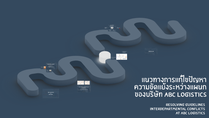Abc Model Logistics การแก้ไขปัญหาความขัดแย้งระหว่างแผนกของบริษัท ABC Logistics by ศิรประภา ...