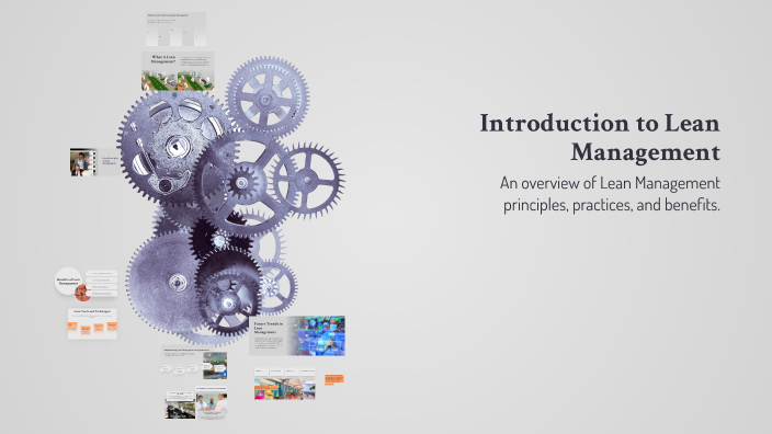 Introduction To Lean Management Introduction to Lean Management by Ouss Ama on Prezi
