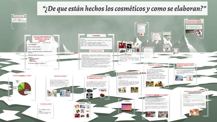De que están hechos los cosméticos y como se elaboran?” by Jamel Avila