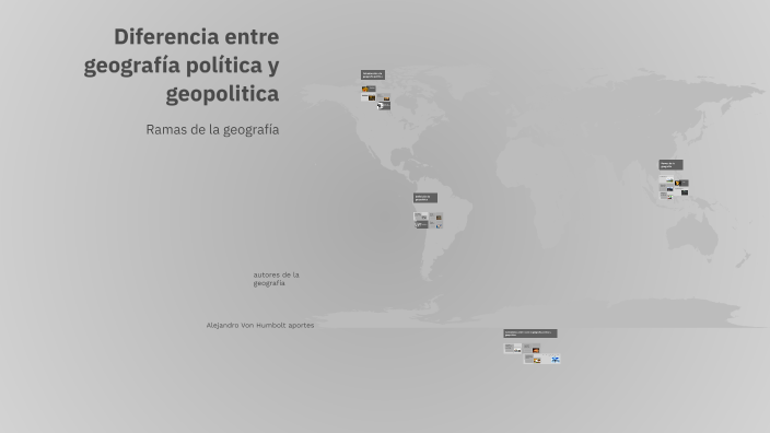 Diferencia Entre Geografía Política Y Geopolítica prezi.com
