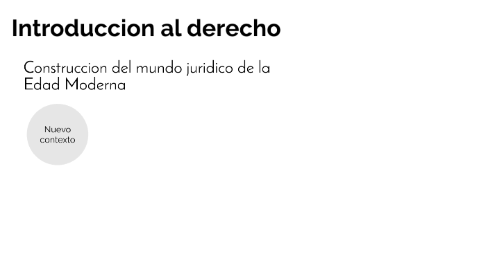 Introduccion al derecho by florencia espinosa on Prezi