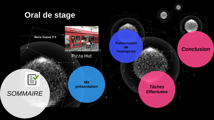 exemple de presentation oral de stage