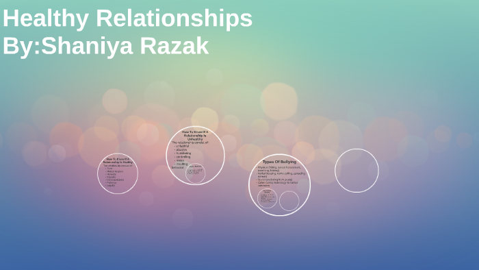 Healthy Relationships by shaniya razak on Prezi
