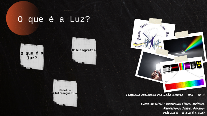 O que é a luz? by João Ribeiro on Prezi