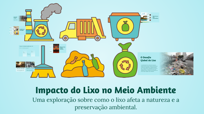 Impacto do Lixo no Meio Ambiente by Segurança Itabirito Fase Serviços ...