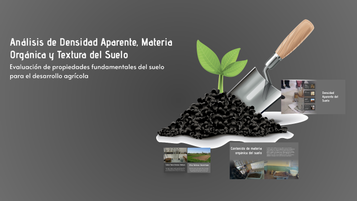 Análisis de Densidad Aparente, Materia Orgánica y Textura del Suelo by JOAN SEBASTIAN SIGUA ...