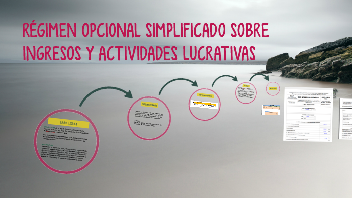 RÉGIMEN OPCIONAL SIMPLIFICADO SOBRE INGRESOS Y ACTIVIDADES L by Fabiola