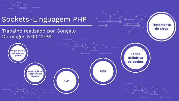 Sockets - Linguagem PHP by Gonçalo Domingos on Prezi