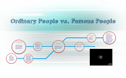 Ordinary People vs. Famous People by Anna Ruusell on Prezi