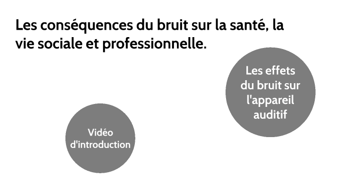 Les conséquences du bruit sur la santé, la vie sociale et ...