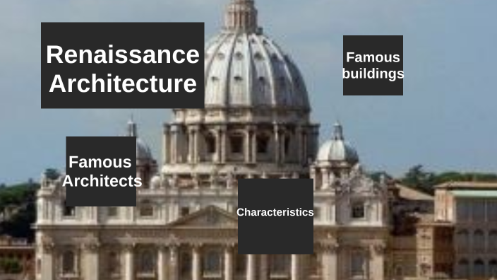 famous renaissance architecture